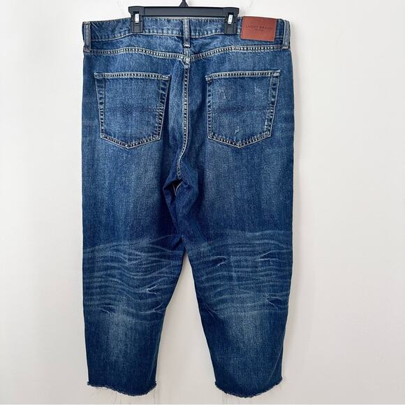 Lucky Brand Women’s Relaxed Cropped Jeans Size 36 - Picture 2 of 7